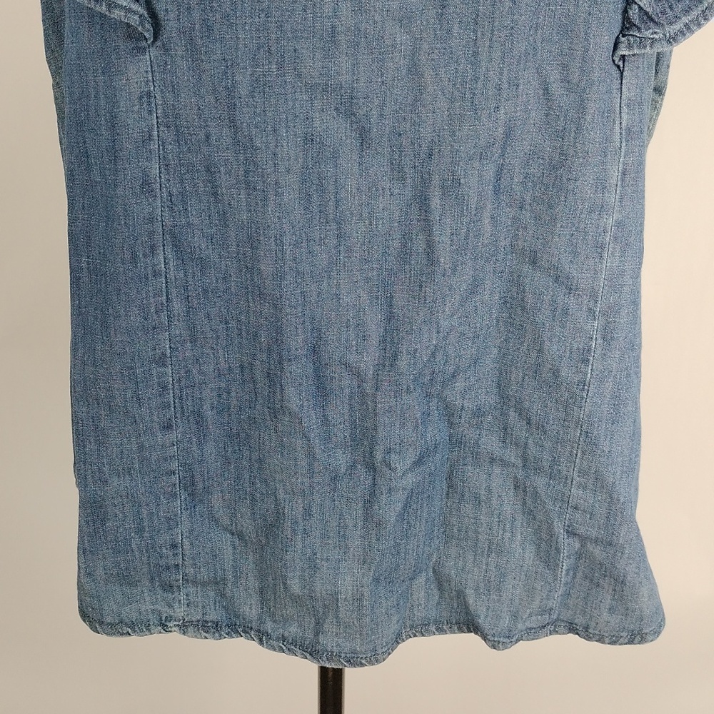 Draper James Chambray Flutter Sleeve Top - image 5